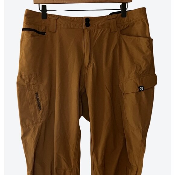 Truewerk Men's T1 Werkpant Sand Brown Cargo Utility Work Pants 38" x 31" - Picture 2 of 8